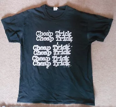 Buy Cheap Trick UK 2018 Tour T-Shirt L Black • 10£