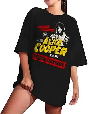Buy Alice Cooper Women's T-shirt,Welcome To Nightmare Tour,Band Concert Merch,Music • 20.02£