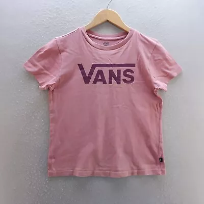 Buy Vans Womens T Shirt Small Mauve Purple Graphic Print Short Sleeve Cotton • 9.71£