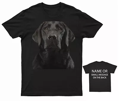 Buy Labrador Head Face T-shirt Custom Name Text Personalised Gift Customised Name • 14.95£