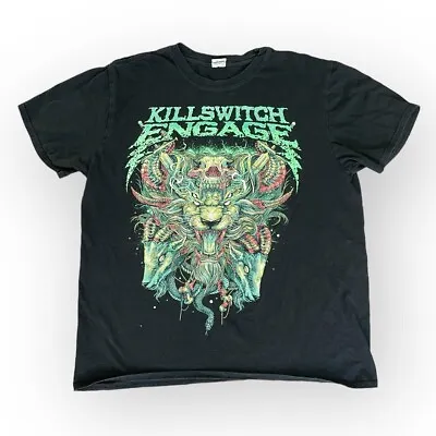 Buy Killswitch Engage UK Size Large L T-Shirt Tour Gildan Print Metal Rock Band Tee • 19.99£