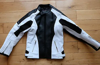 Buy Baby Biker Kids Demon Sport Leather Childs Motorcycle Motorbike Jacket White T • 99.99£
