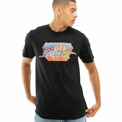 Buy Official DC Comics Masters Of The Universe Logo T-shirt Black Sizes S - XXL • 13.99£