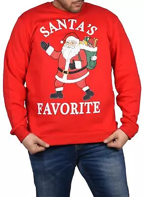 Buy Mens Christmas Jumper New Pullover Xmas Gift Unisex Santa Snowman Sweatshirt Top • 11.99£