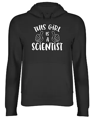 Buy This Girl Is A Scientist Mens Womens Hooded Top Hoodie • 17.99£