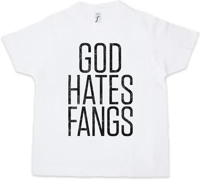 Buy GOD HATES FANGS Kids Boys T-Shirt True Fellowship Of The Sun The Blood Strain • 16.99£