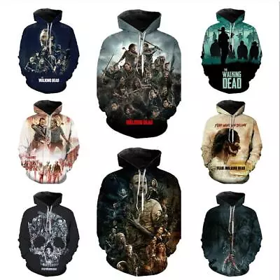 Buy The Walking Dead 3D Printed Hoodies Pullover Coat Autumn Sweatshirt Jacket • 25.30£