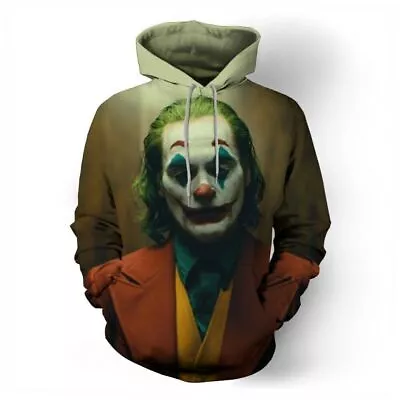 Buy The Joker Hoodie Jacket Casual Sweatshirt Cosplay Costume Hooded Coat Roleplay • 31.54£