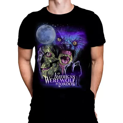 Buy American Werewolf Full Moon  - Movie Art - T-Shirt Sizes M - 4XL • 22.95£