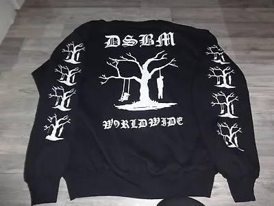 Buy DSBM Black Metal Sweatshirt XL Lifelover Emo Anti Life Taake XL • 51.29£