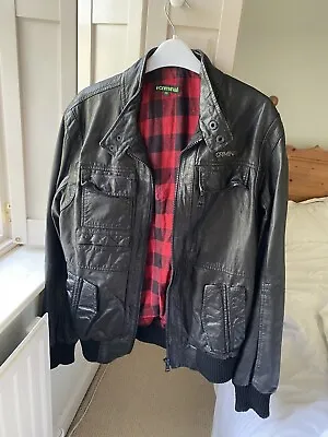 Buy Men’s Leather Jacket Criminal Medium. Hardly Worn • 27£