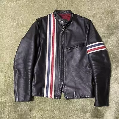 Buy Schott 7165 Single Riders Jacket SIZE 36 Cowhide Black Lether New EASY RIDER • 801.49£