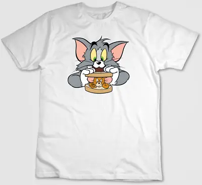Buy Famous Funny Tom And Jerry Figure,Short Sleeve T Shirt Men / Woman H103 • 10.20£