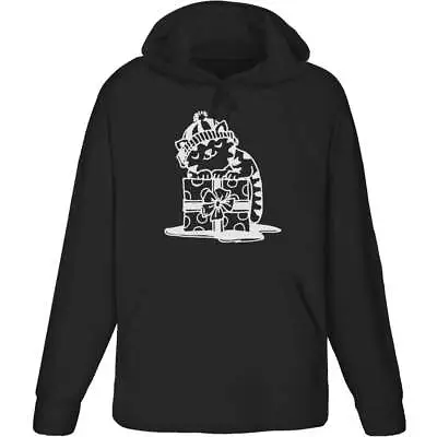 Buy 'Christmas Cat On Gift' Adult Hoodie / Hooded Sweater (HO027981) • 24.99£