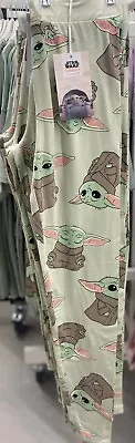 Buy Disney Mandalorian Baby Yoda Grogu Pyjama Leggings UK Size 4-20 • 18.99£