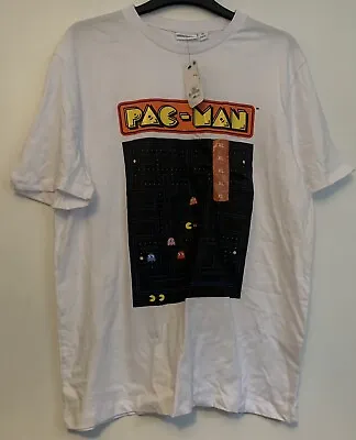 Buy Mens Primark Pac-man T-shirt Size Xl Bnwt Retro Gaming Top Bnwt Xmas Gift New • 8.95£