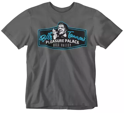 Buy Back To The Future T-Shirt Biff Pleasure Palace Tee Movie Retro Marty Doc Gift 2 • 9.99£