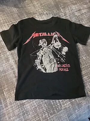 Buy Metallica ...And Justice For All Kids Black T Shirt Size 4T • 2.41£