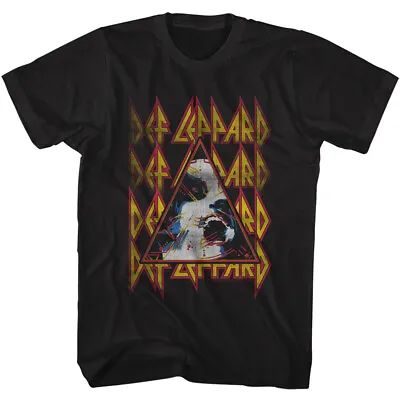Buy Def Leppard Repeat Logo Hysteria Face Men's T Shirt Metal Music Merch • 40.90£