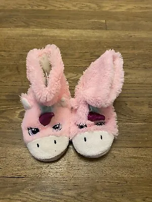 Buy Pink Unicorn Slipper Boots, Size 11-12 • 1.99£