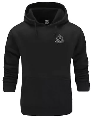 Buy Celtic Knot Hoodie Pocket Vikings Clothing Valhalla Valknut Norse Thor Odin Top • 19.31£