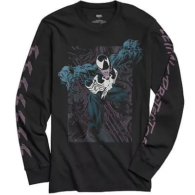 Buy Venom Lethal Protector Dark Soul Marvel Comics Adult Long Sleeve T Shirt • 94.08£