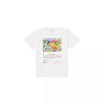 Buy Pokemon Center Japan T-Shirt Mischievous Pichu White Ver. Small Pokemon • 14.99£