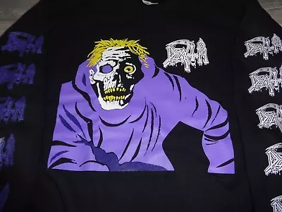 Buy Death Sweatshirt Death Metal Death Asphyx Konkhra Mantas Left To Die • 56.74£