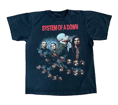 Buy Vintage System Of A Down 90s Rare T-Shirt Double Sided Print Band Size MEDIUM • 134.95£