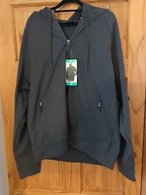 Buy Zip Through Hoodie Jacket 32 DEGREES HEAT GREEN / KHAKI XL Soft And Warm Stretch • 14.34£