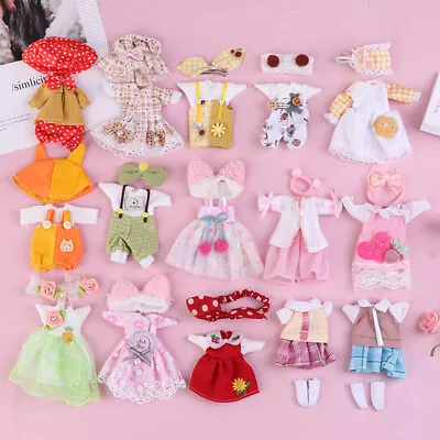 Buy Clothes Set For 16-17cm Doll Fashion Suit 1/8 Doll Dressup Skirt Cute Clothe*e* • 3.26£