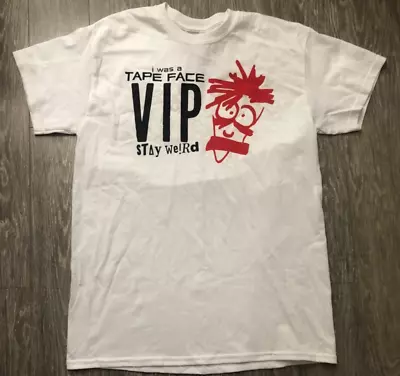 Buy Tape Face VIP Stay Weird T Shirt Medium Used • 34.01£