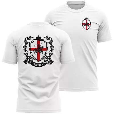 Buy St George's Day Coat Of Arms Mens T Shirt Shirt Gifting Him English Saint Fla... • 16.99£