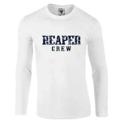 Buy Reaper Crew Long Sleeve T-Shirt  Inspired By Sons Of Anarchy TV Gang Bike Samcro • 15.99£