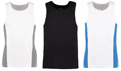 Buy Regular Fit Sports Vest Running Gym Fitness Jogging T-shirt • 8.99£