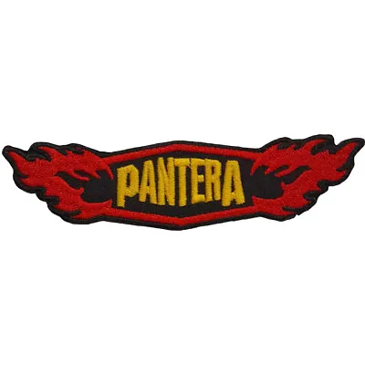 Buy Pantera Flames Logo Patch Official Metal Band Merch • 6.32£