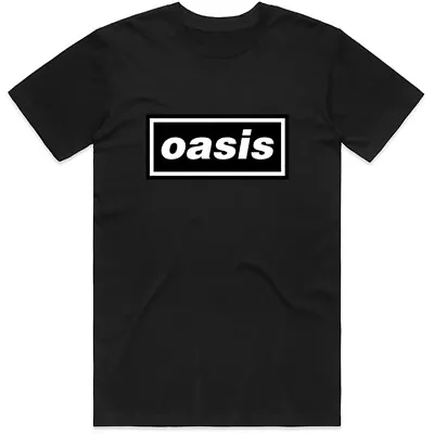 Buy Oasis Classic Logo Black T-Shirt - OFFICIAL • 16.29£