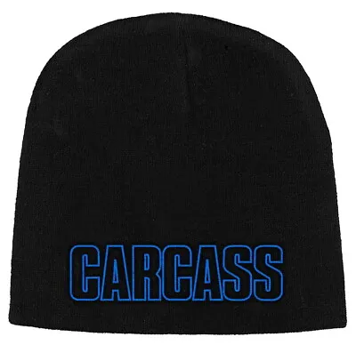 Buy Carcass Logo Black Beanie Hat NEW OFFICIAL • 16.59£
