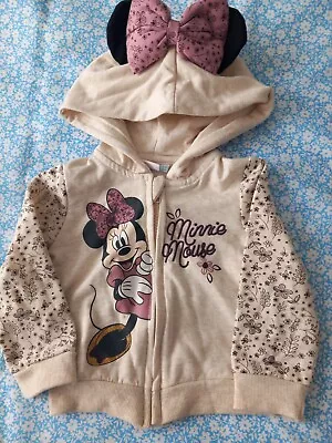 Buy  Minnie Mouse  Baby Girls Hooded Jacket In 6-9 Months  • 3£