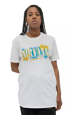 Buy Official Nirvana T Shirt Nevermind Band Logo Kurt Cobain In Utero Mens New • 17.95£