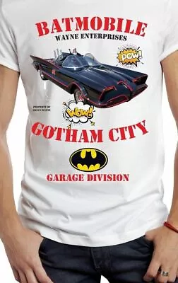 Buy The Batmobile T-Shirt Tee Mens Funny Batman Inspired Dark Knight Movie Gift TV • 6.99£