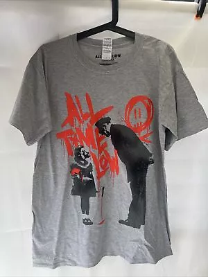 Buy All Time Low Banksy Style Men's / Unisex T Shirt Size Large • 13.99£