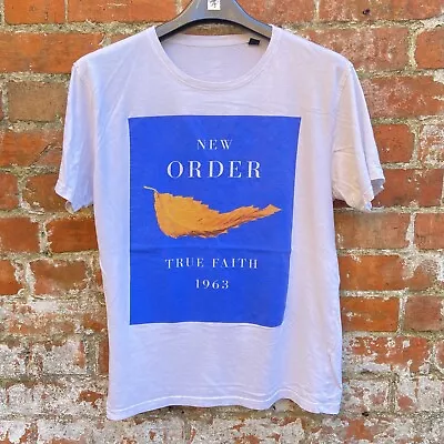 Buy New Order True Faith / 1963 T Shirt Medium Official 2016 White Synth Rock Band • 29.99£