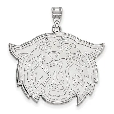 Buy Villanova University Wildcats School Mascot Head Pendant In Sterling Silver • 82.20£
