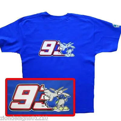 Buy Rossi  INSPIRED `THE GOAT 93 EATER` LIMITED Tshirt Blue SM To XXL • 15£