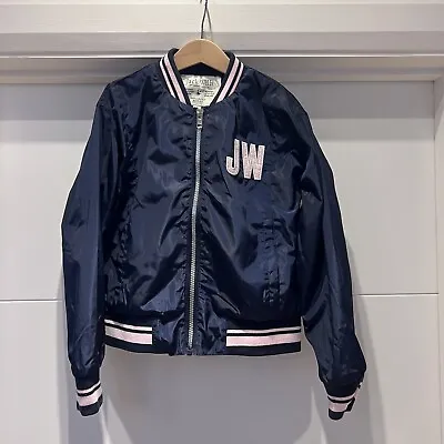 Buy Jack Wills Varsity Bomber, Baseball Jacket, Navy And Pink, Girls  Age 9-10 Years • 14£