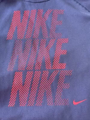 Buy Sz XL Nike ThermaFit Pullover Hooded Sweatshirt Hoodie Women's Purple Pink Gym • 19.84£