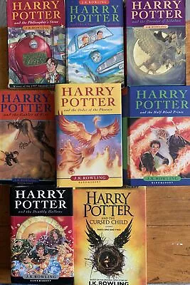 Buy Harry Potter Books First Edition , Paperbacks/Hardbacks Set X8 Books • 19.99£