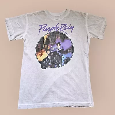 Buy Prince Purple Rain Cotton T Shirt Size Medium Distressed • 9.99£