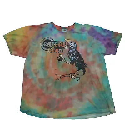 Buy The Grateful Dead T Shirt XL Tie Dye Wake Of The Flood Music Rock USA Folk Crow • 49.99£